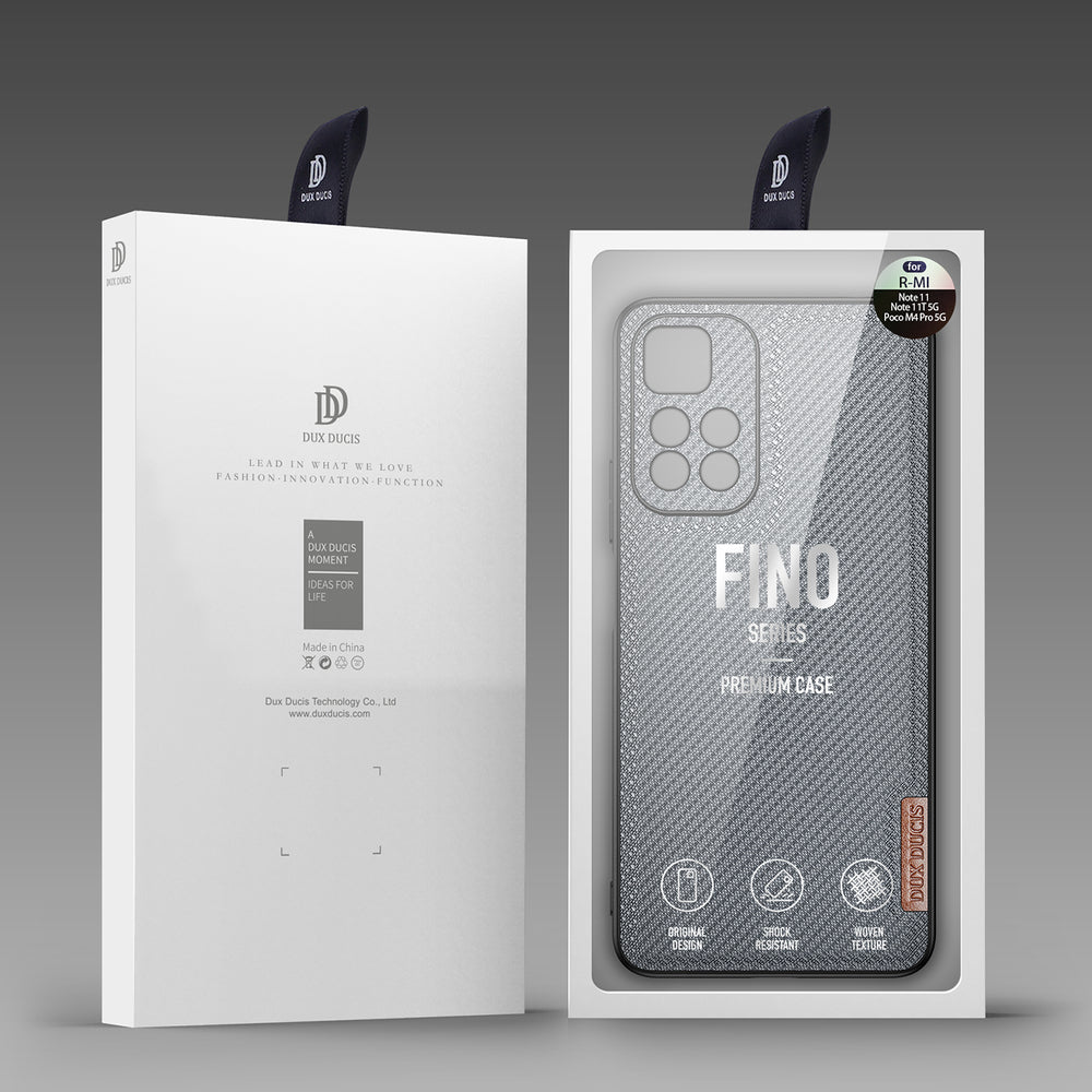 Dux Ducis Fino nailoninis dėklas Poco M4 Pro 5G – mėlynas -- Xiaomi Poco M4 Pro