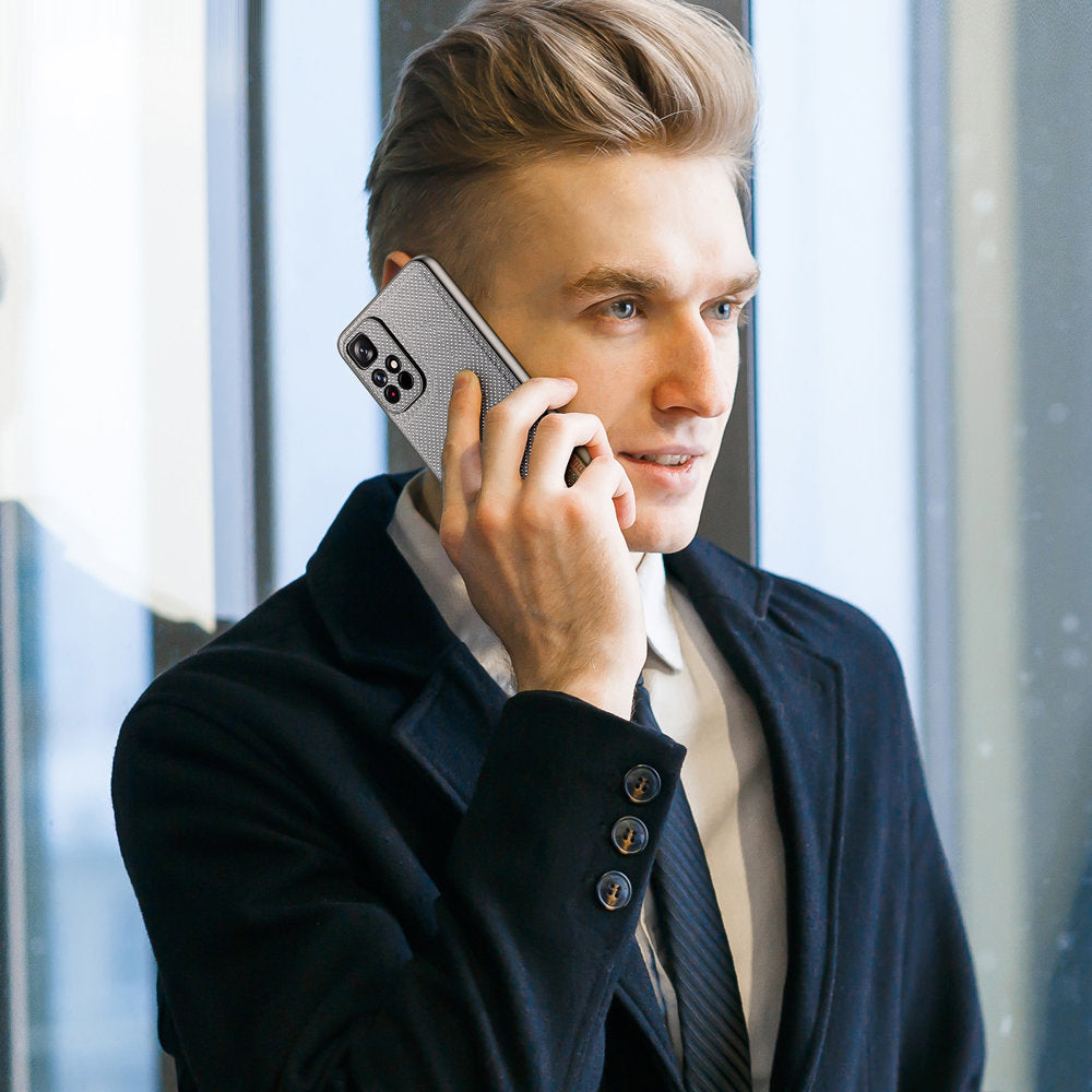 Dux Ducis Fino nailoninis dėklas Poco M4 Pro 5G – mėlynas -- Xiaomi Poco M4 Pro