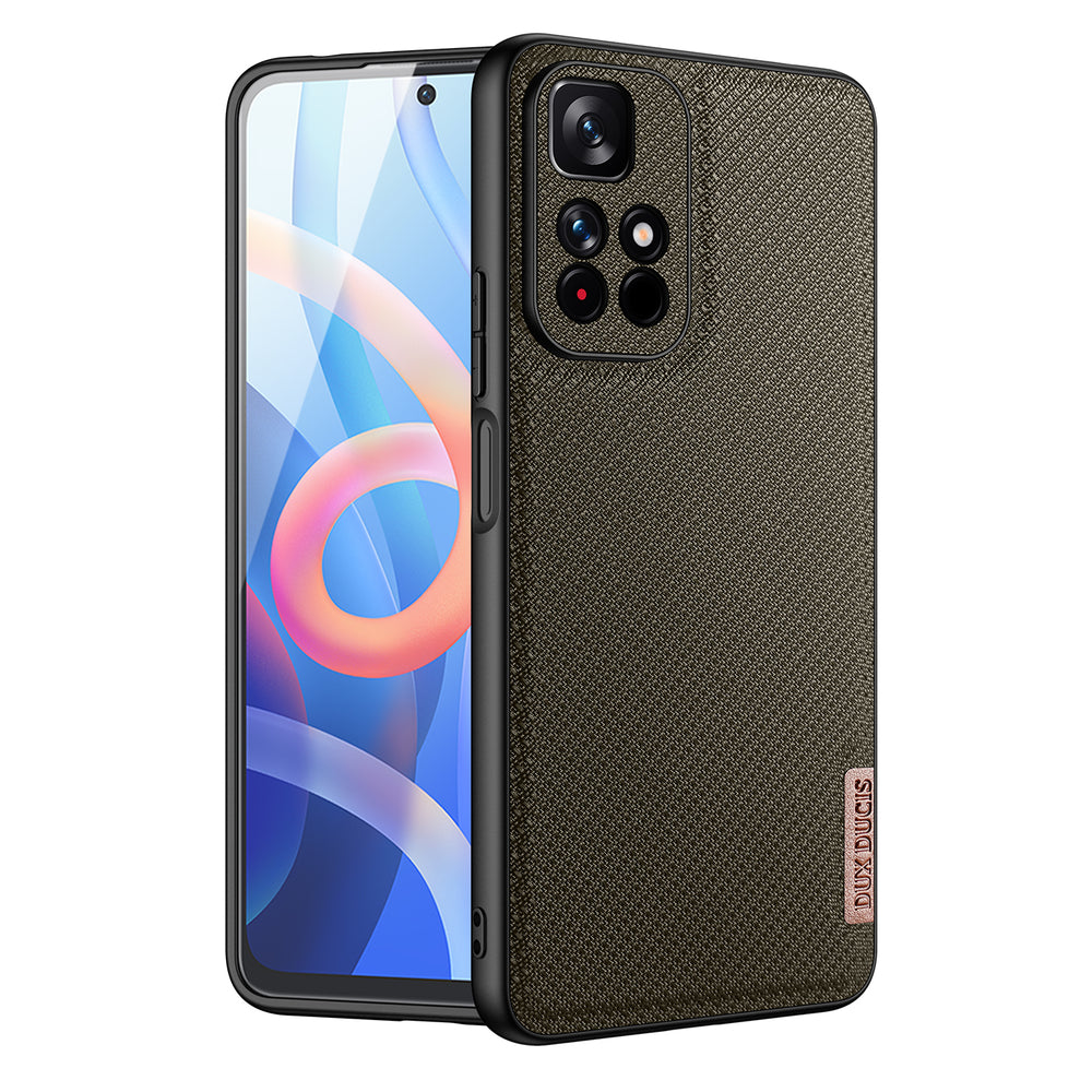 Dux Ducis Fino nailoninis dėklas Poco M4 Pro 5G – žalias -- Xiaomi Poco M4 Pro