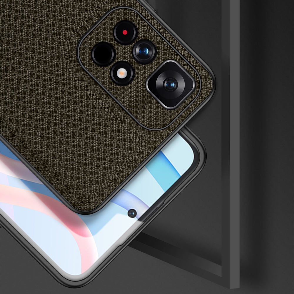Dux Ducis Fino nailoninis dėklas Poco M4 Pro 5G – žalias -- Xiaomi Poco M4 Pro