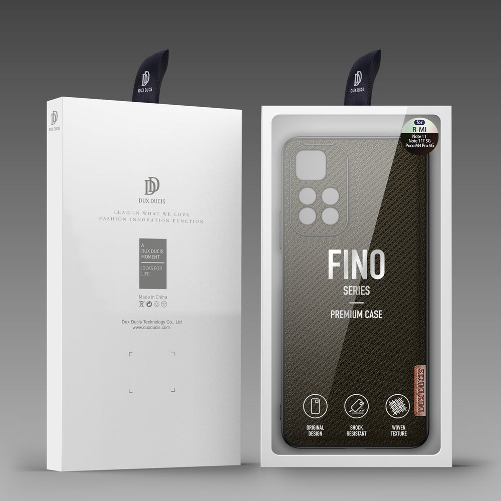 Dux Ducis Fino nailoninis dėklas Poco M4 Pro 5G – žalias -- Xiaomi Poco M4 Pro