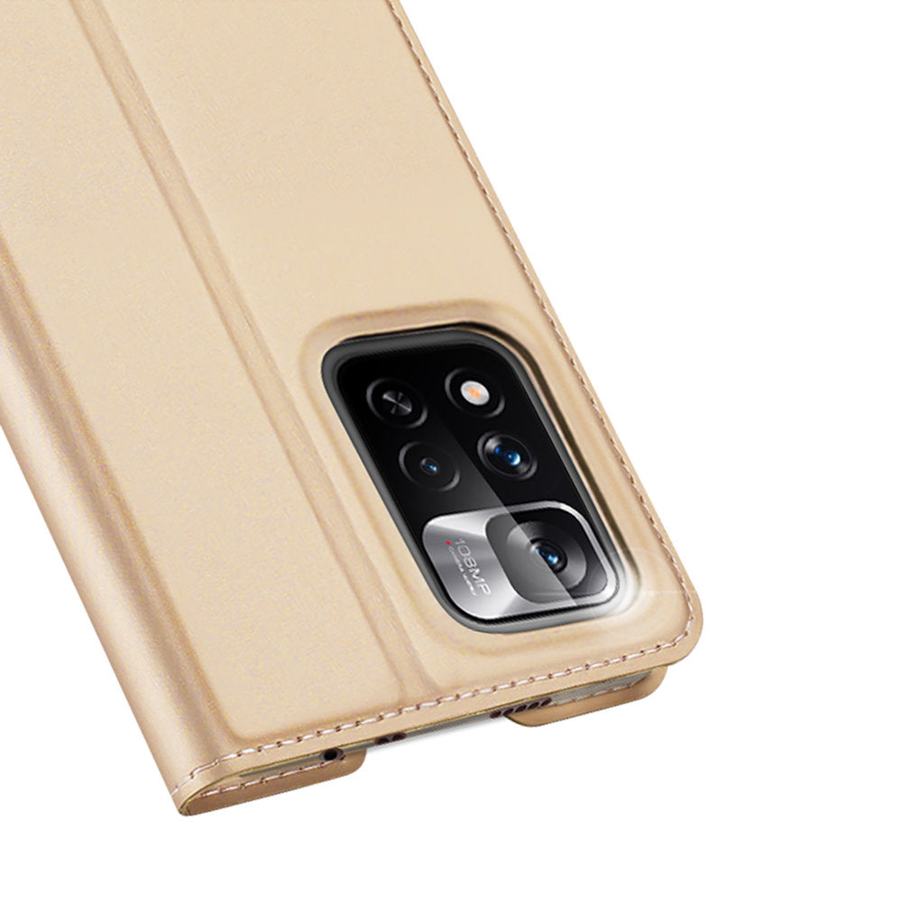 Dux Ducis Skin Pro atverčiamas dėklas Poco M4 Pro 5G – auksinis -- Xiaomi Poco M4 Pro