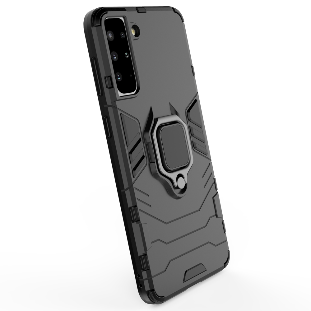 Ring Armor dėklas Samsung Galaxy S22/S22+ – juodas -- Samsung Galaxy S22+