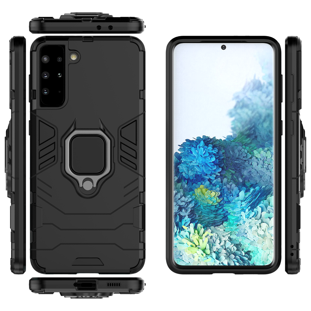 Ring Armor dėklas Samsung Galaxy S22/S22+ – juodas -- Samsung Galaxy S22+
