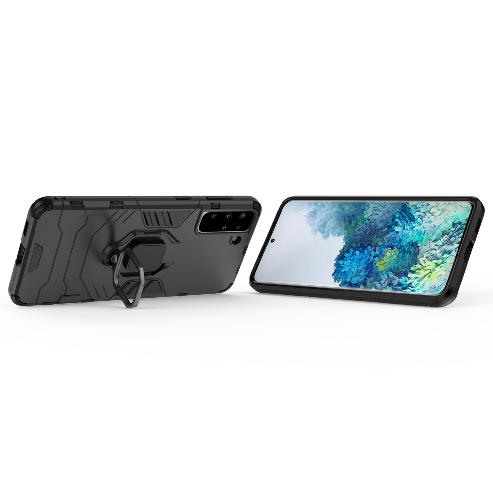 Ring Armor dėklas Samsung Galaxy S22/S22+ – juodas -- Samsung Galaxy S22+