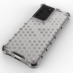 Honeycomb šarvuotas dėklas Samsung Galaxy S22 Ultra – mėlynas -- Samsung Galaxy S22 Ultra