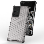 Honeycomb šarvuotas dėklas Samsung Galaxy S22 Ultra – mėlynas -- Samsung Galaxy S22 Ultra
