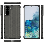 Šarvuotas korio rašto dėklas Samsung Galaxy S22+ – juodas -- Samsung Galaxy S22+