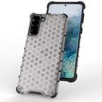 Šarvuotas korio rašto dėklas Samsung Galaxy S22+ – juodas -- Samsung Galaxy S22+