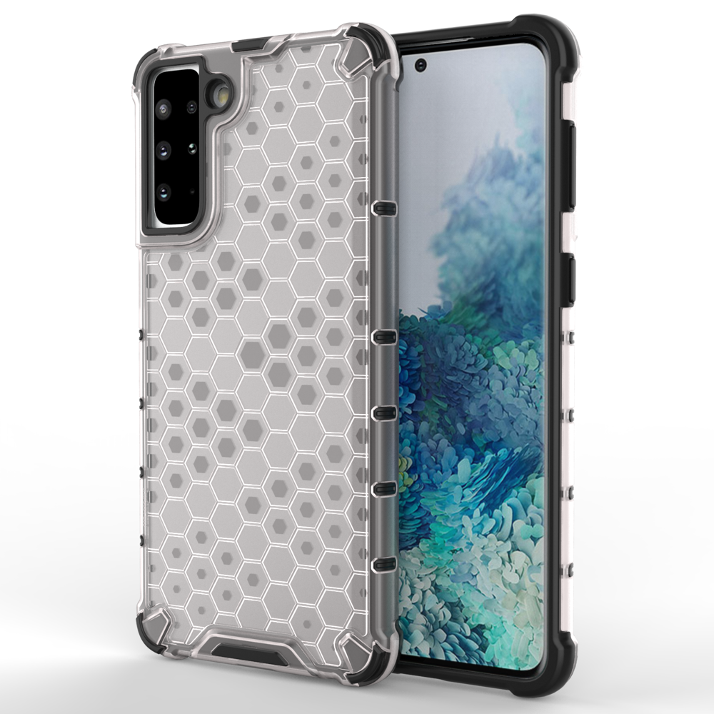 Šarvuotas „Honeycomb“ dėklas Samsung Galaxy S22+ – skaidrus -- Samsung Galaxy S22+