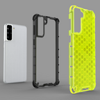 Šarvuotas „Honeycomb“ dėklas Samsung Galaxy S22+ – skaidrus -- Samsung Galaxy S22+