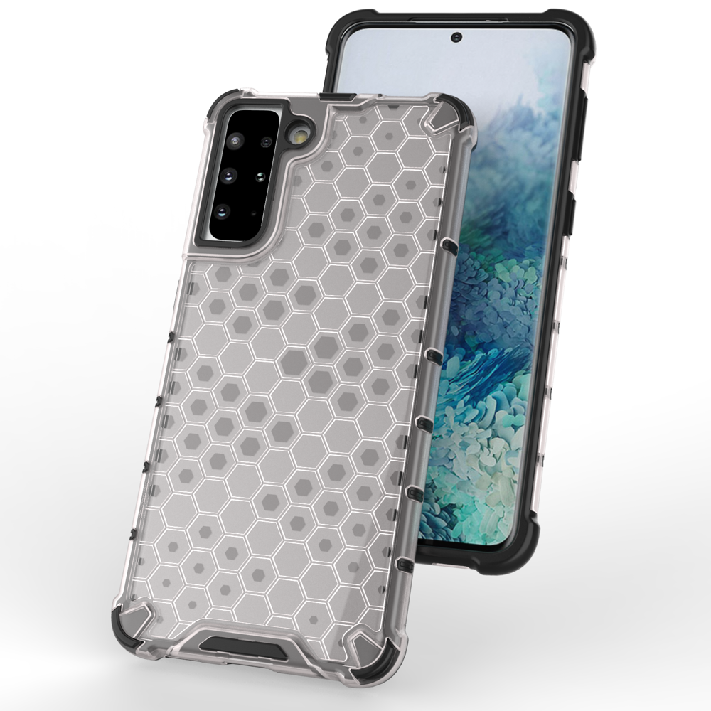 Šarvuotas „Honeycomb“ dėklas Samsung Galaxy S22+ – skaidrus -- Samsung Galaxy S22+