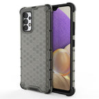 Korėto rašto šarvuotas dėklas Galaxy A03s – juodas -- Samsung Galaxy A03s
