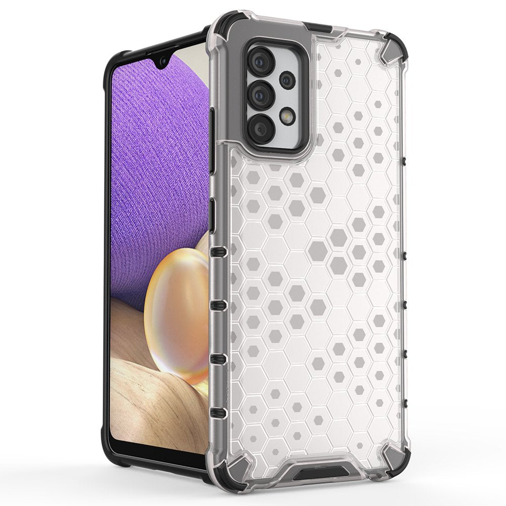 Korėto rašto šarvuotas dėklas Galaxy A03s – juodas -- Samsung Galaxy A03s