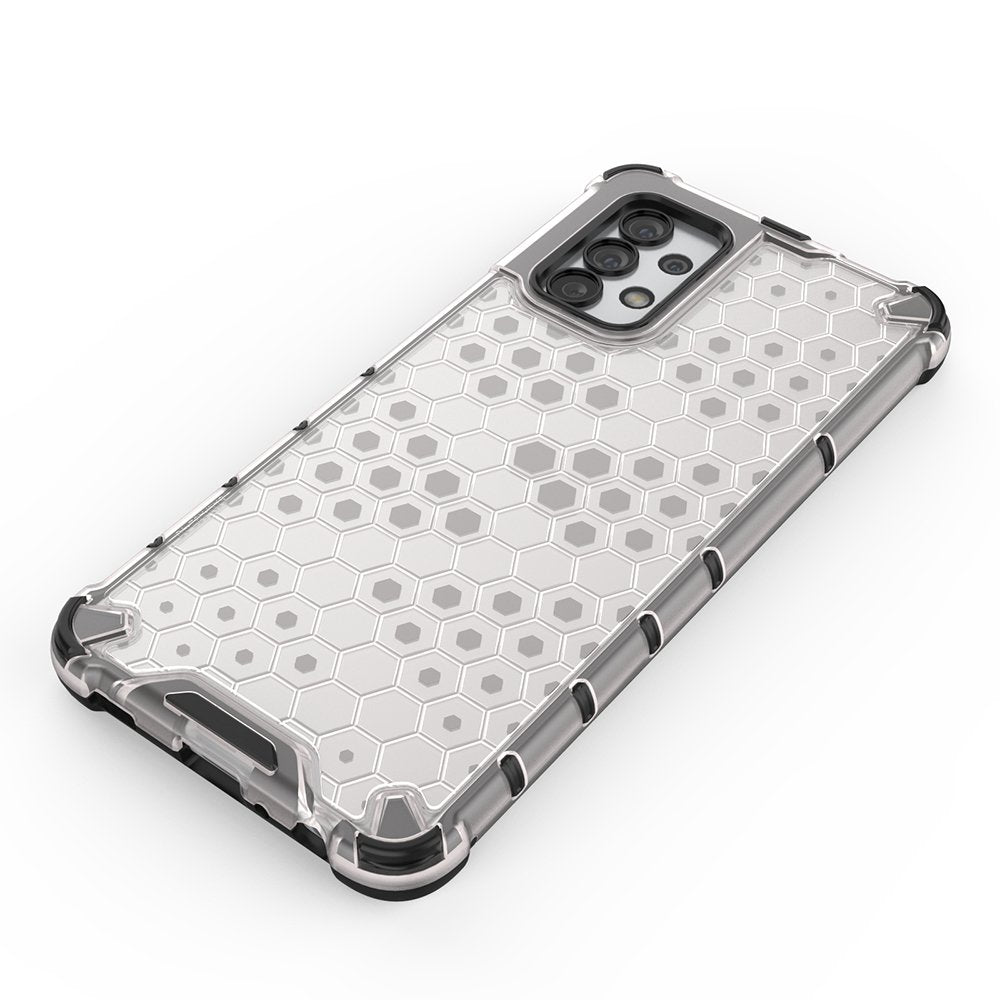 Korėto rašto šarvuotas dėklas Galaxy A03s – juodas -- Samsung Galaxy A03s