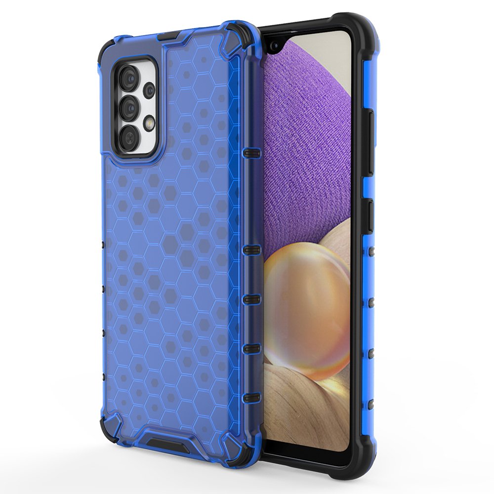 Šarvuotas dėklas Samsung Galaxy A03s – mėlynas -- Samsung Galaxy A03s