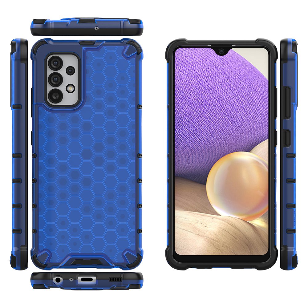 Šarvuotas dėklas Samsung Galaxy A03s – mėlynas -- Samsung Galaxy A03s