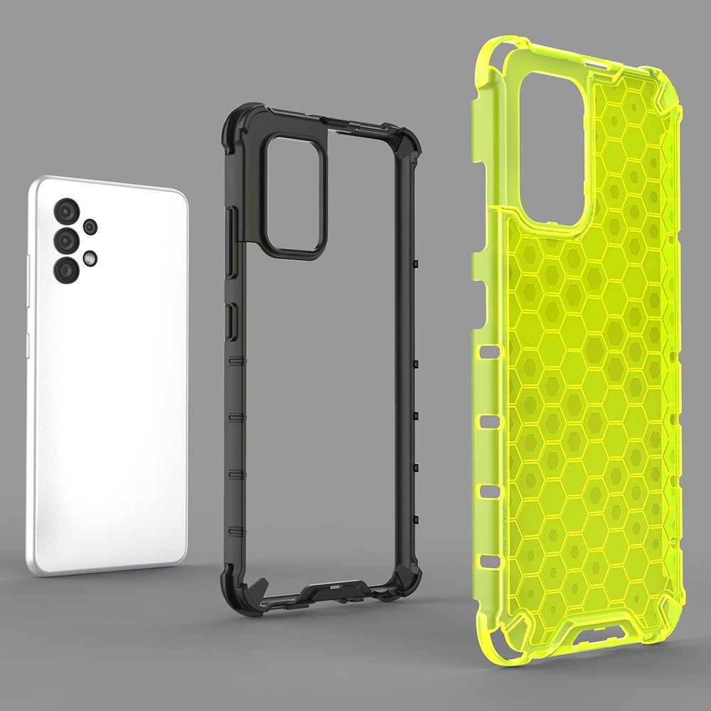 Šarvuotas dėklas Samsung Galaxy A03s – mėlynas -- Samsung Galaxy A03s