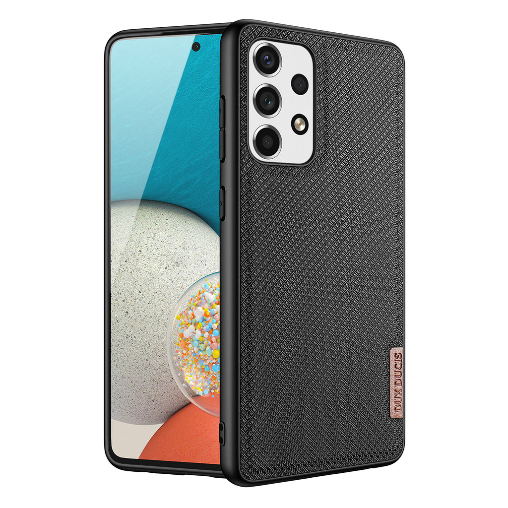Dux Ducis Fino dėklas Samsung Galaxy A73 – juodas -- Samsung Galaxy A73