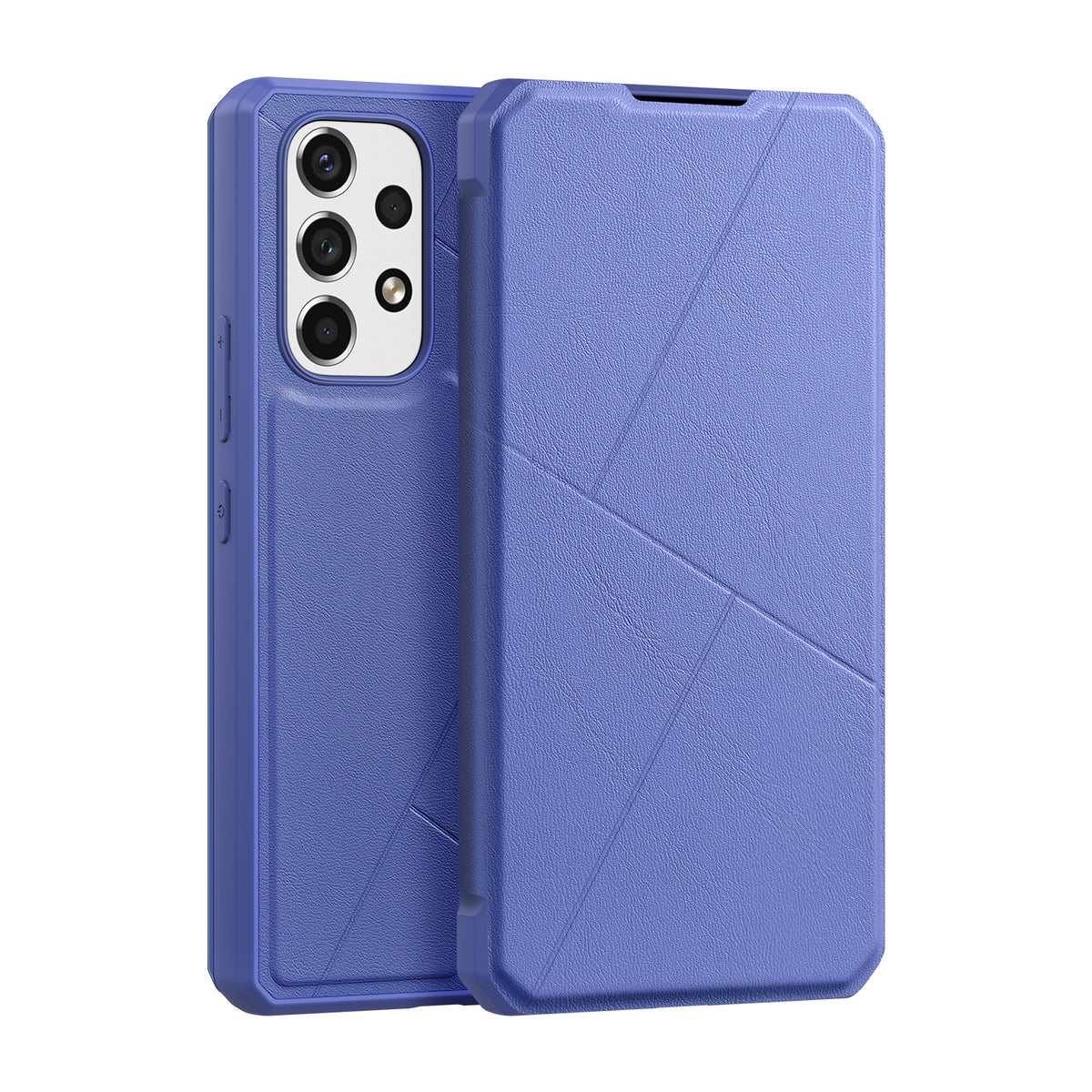 Dux Ducis Skin X atverčiamas dėklas Samsung Galaxy A73 – mėlynas -- Samsung Galaxy A73