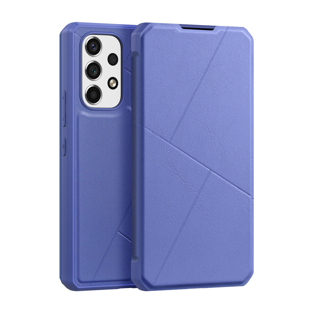 Dux Ducis Skin X atverčiamas dėklas Samsung Galaxy A73 – mėlynas -- Samsung Galaxy A73