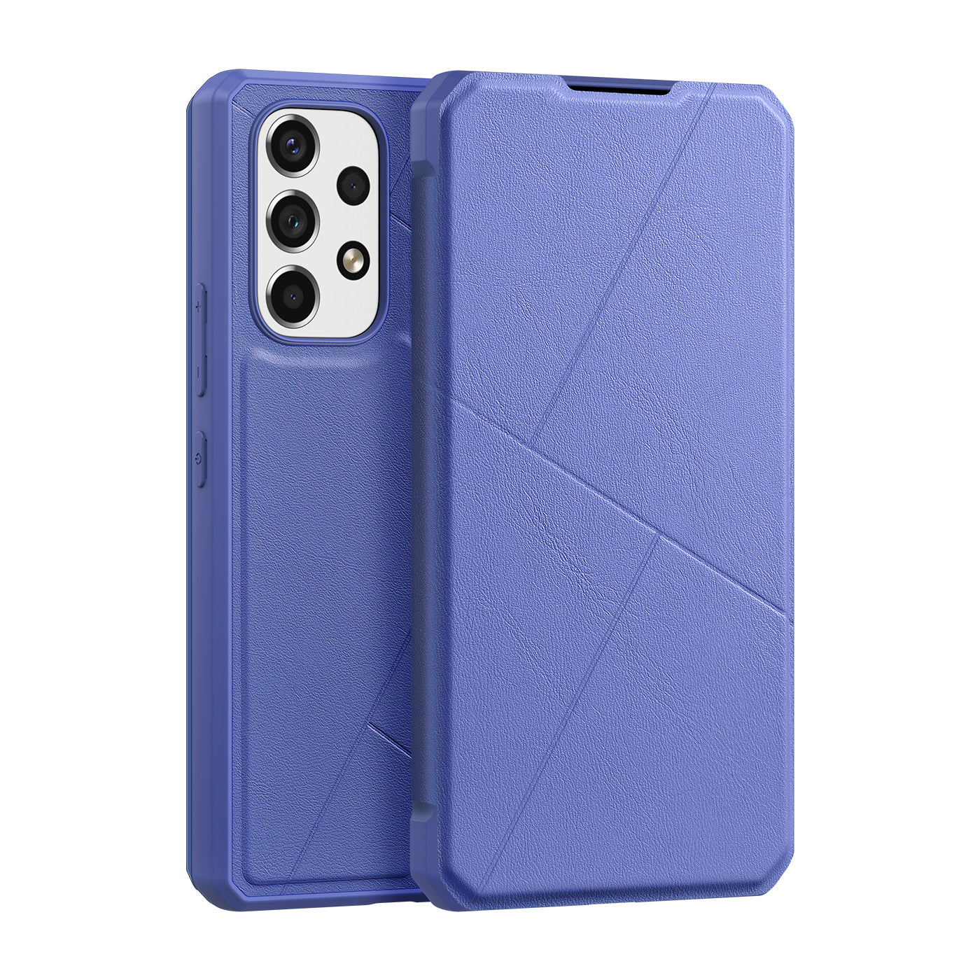 Dux Ducis Skin X atverčiamas dėklas Samsung Galaxy A73 – mėlynas -- Samsung Galaxy A73