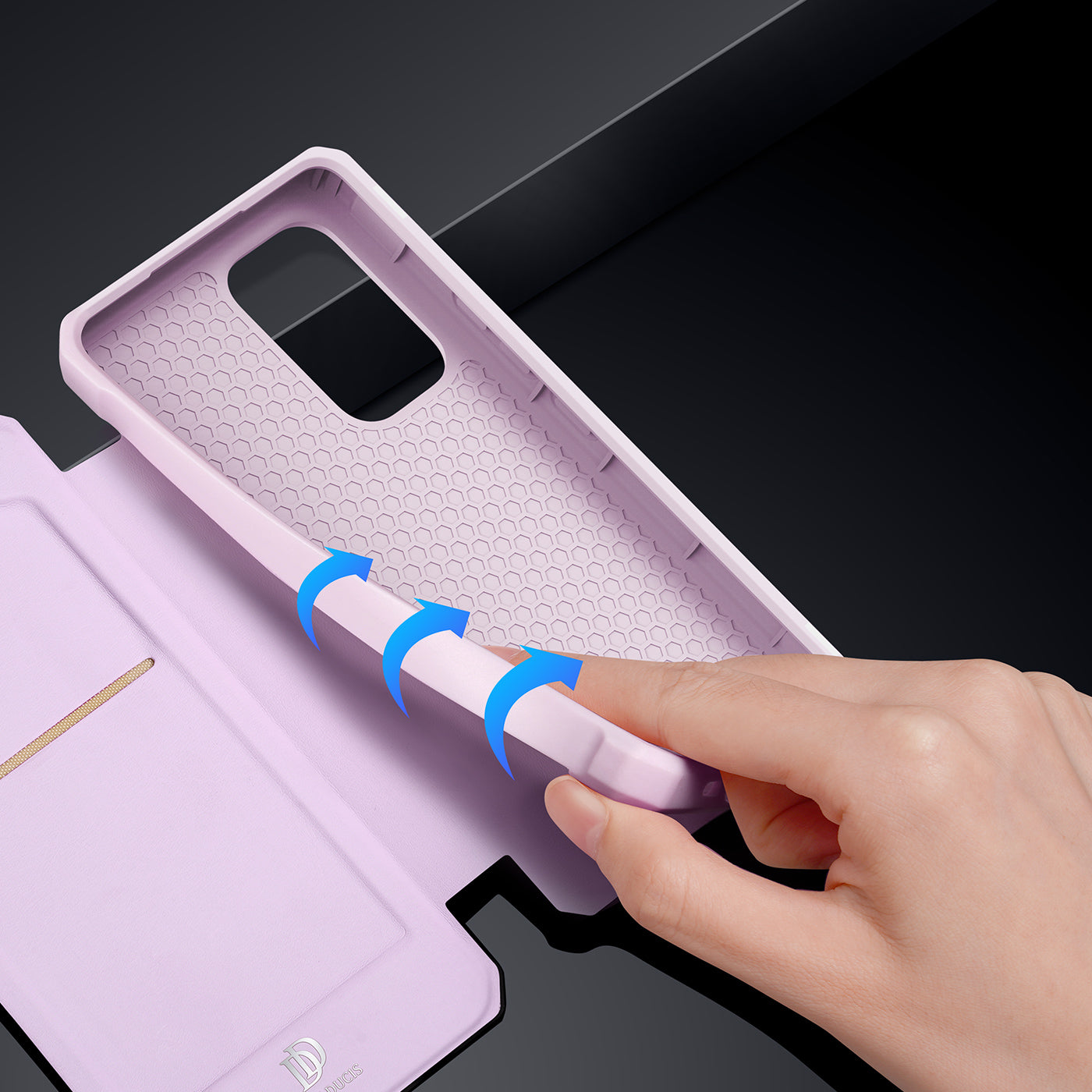 Dux Ducis Skin X dėklas Samsung Galaxy A73 – rožinis -- Samsung Galaxy A73