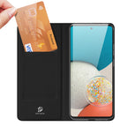 Dux Ducis Skin Pro dėklas Samsung Galaxy A73 – juodas -- Samsung Galaxy A73