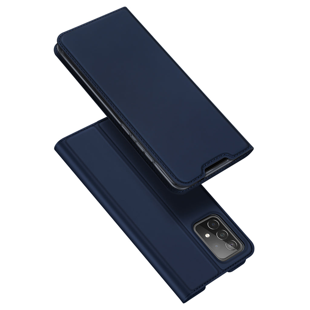 Dux Ducis Skin Pro atverčiamas dėklas Galaxy A73 – mėlynas -- Samsung Galaxy A73