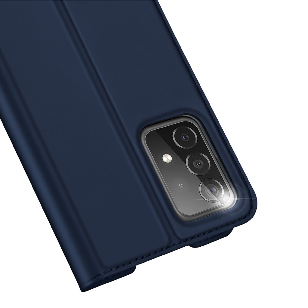 Dux Ducis Skin Pro atverčiamas dėklas Galaxy A73 – mėlynas -- Samsung Galaxy A73