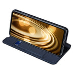 Dux Ducis Skin Pro atverčiamas dėklas Galaxy A73 – mėlynas -- Samsung Galaxy A73