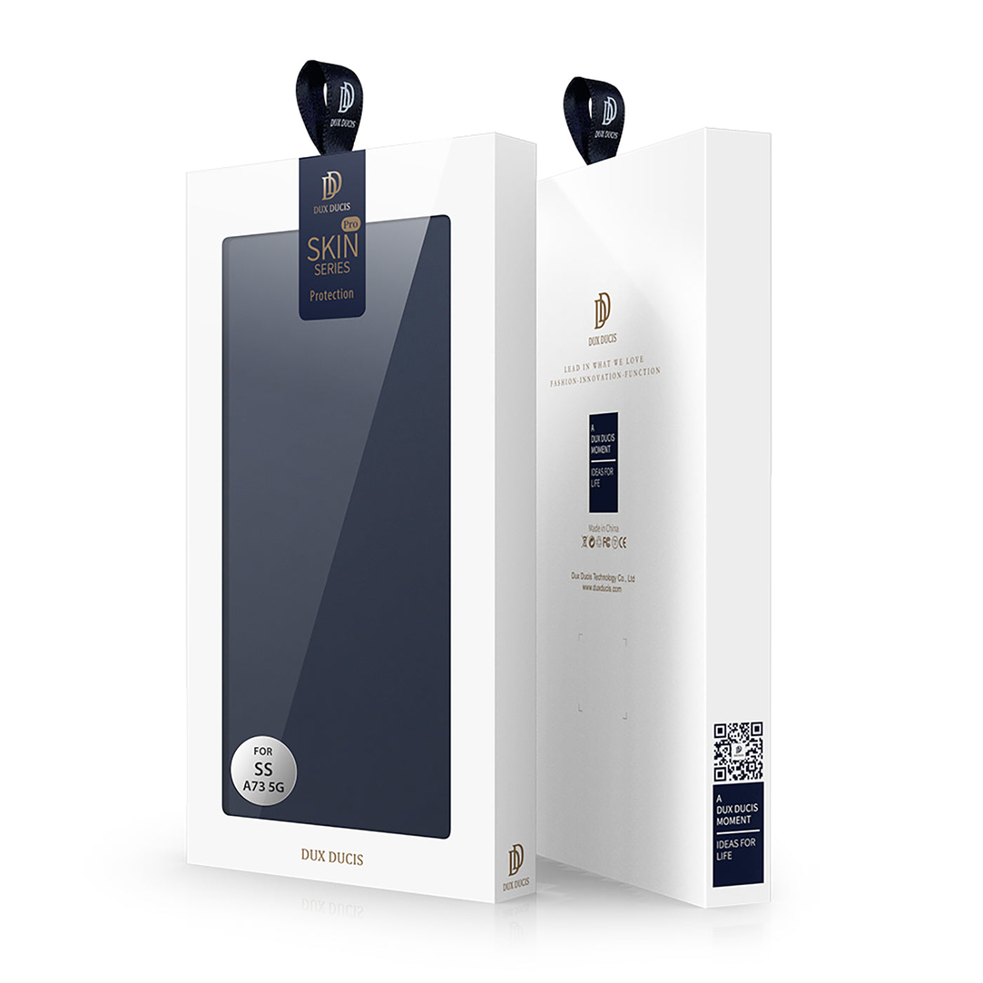 Dux Ducis Skin Pro atverčiamas dėklas Galaxy A73 – mėlynas -- Samsung Galaxy A73