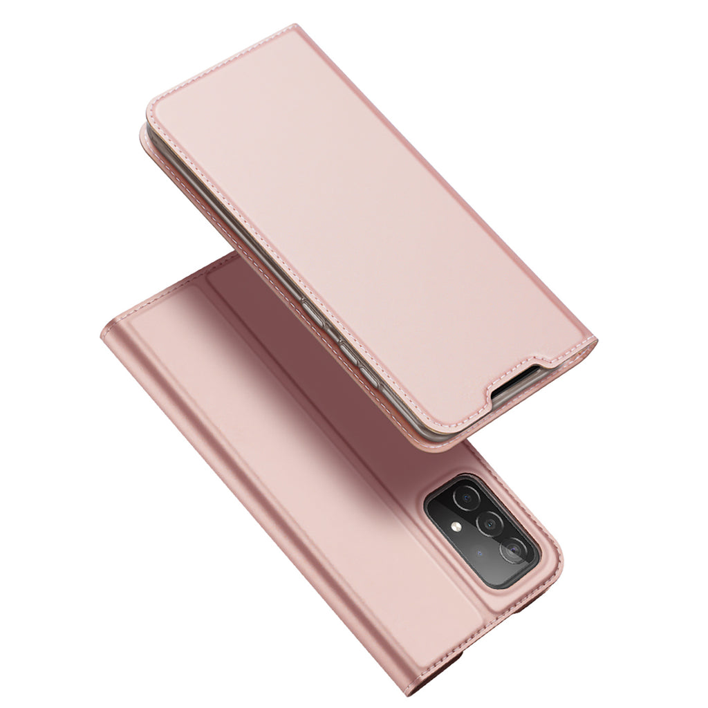 Dux Ducis Skin Pro atverčiamas dėklas Galaxy A73 – rožinis -- Samsung Galaxy A73