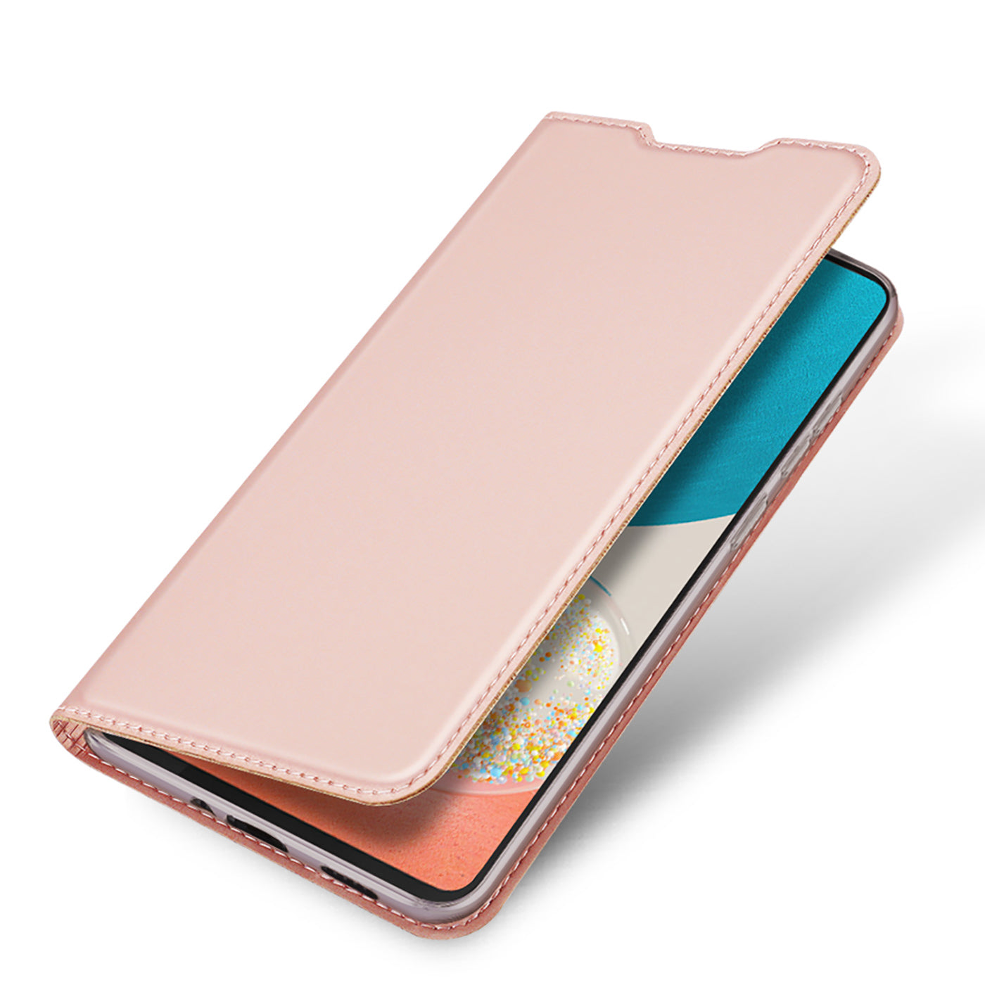 Dux Ducis Skin Pro atverčiamas dėklas Galaxy A73 – rožinis -- Samsung Galaxy A73