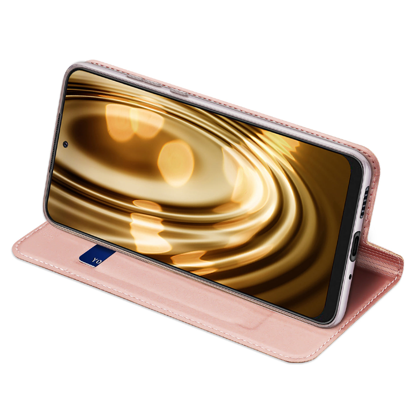 Dux Ducis Skin Pro atverčiamas dėklas Galaxy A73 – rožinis -- Samsung Galaxy A73