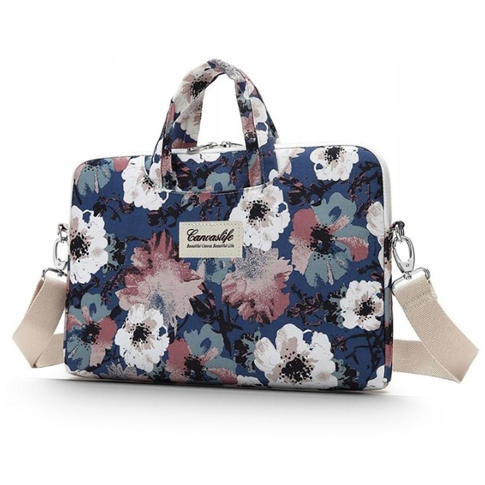 Canvaslife Briefcase nešiojamojo kompiuterio krepšys 15-16'' - tamsiai mėlyna ir balta -- Laptop Bags