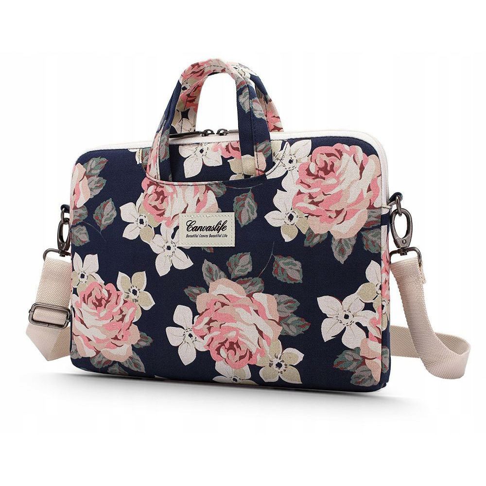 Canvaslife Briefcase nešiojamojo kompiuterio krepšys 15-16'' - tamsiai mėlyna/rožinė -- Laptop Bags