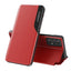 Eco Leather View Case dėklas Samsung Galaxy A73 – raudonas -- Samsung Galaxy A73