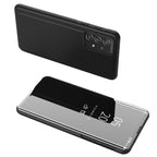 Clear View Case atverčiamas dėklas Samsung Galaxy A73 – juodas -- Samsung Galaxy A73