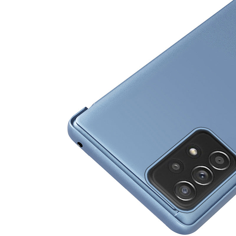 Clear View Case atverčiamas dėklas Samsung Galaxy A73 – juodas -- Samsung Galaxy A73