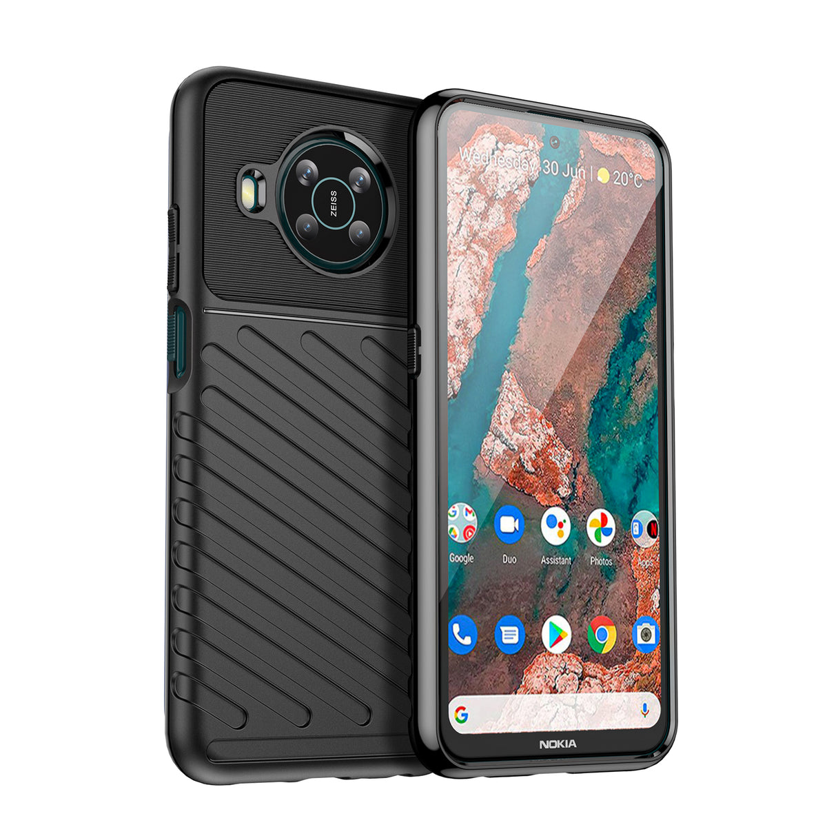 Thunder Case lankstus armored dangtelis Nokia X100 juodas -- Nokia X100