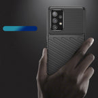 Thunder Case TPU dėklas Samsung Galaxy A73 – juodas -- Samsung Galaxy A73