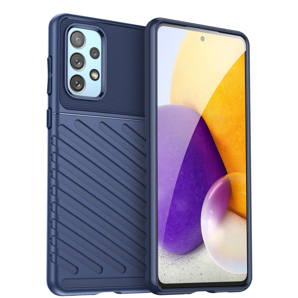Thunder Case TPU dėklas Samsung Galaxy A73 – mėlynas -- Samsung Galaxy A73