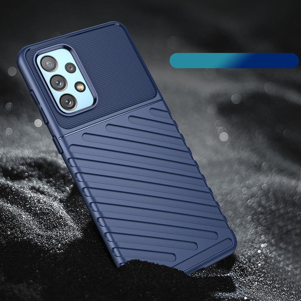 Thunder Case TPU dėklas Samsung Galaxy A73 – mėlynas -- Samsung Galaxy A73