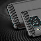 Carbon Case Flexible dangtelis Nokia X100 juodas -- Nokia X100