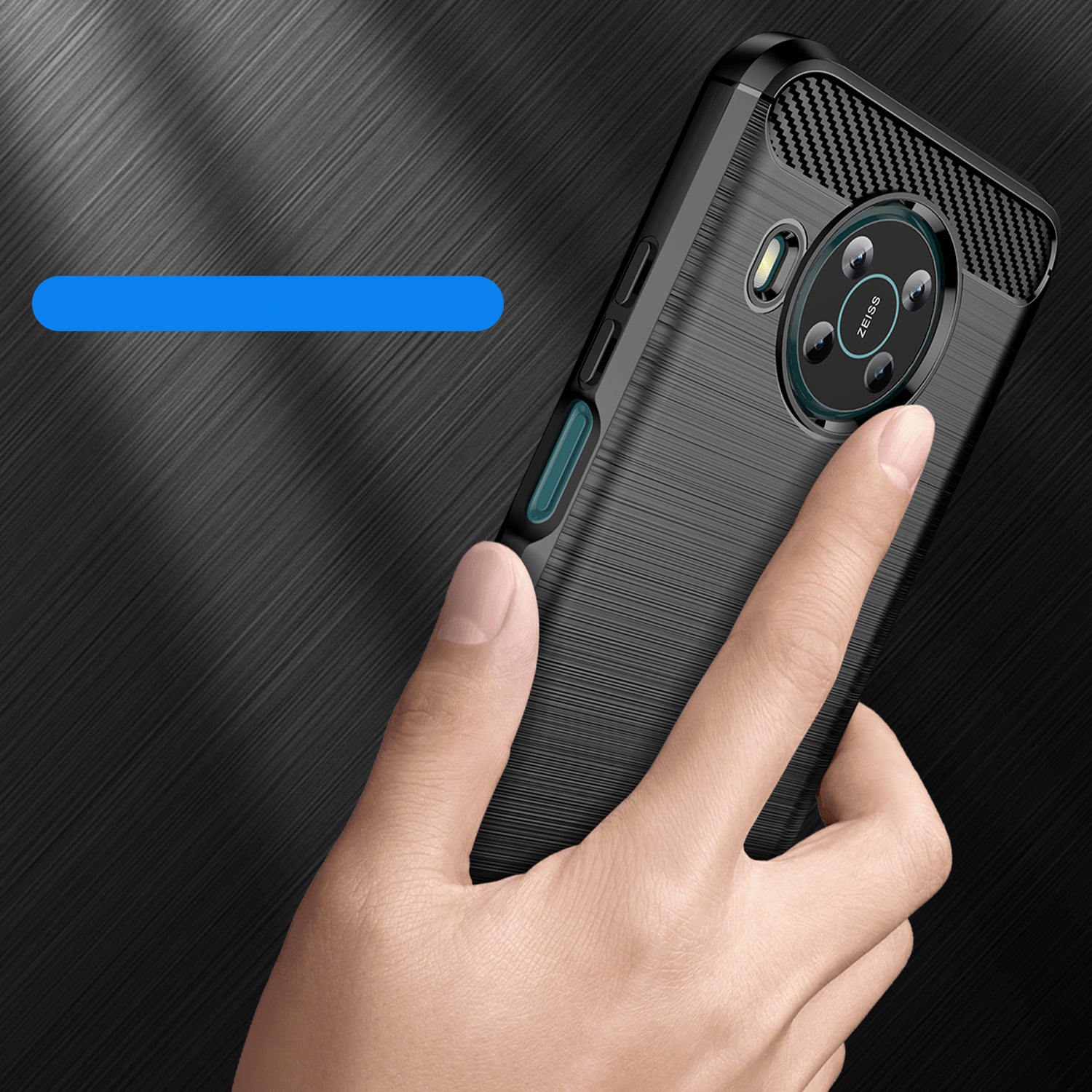 Carbon Case Flexible dangtelis Nokia X100 juodas -- Nokia X100