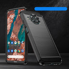 Carbon Case Flexible dangtelis Nokia X100 juodas -- Nokia X100