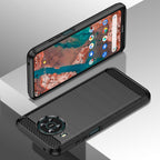 Carbon Case Flexible dangtelis Nokia X100 juodas -- Nokia X100