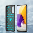 Carbon Case TPU dėklas Samsung Galaxy A73 – juodas -- Samsung Galaxy A73