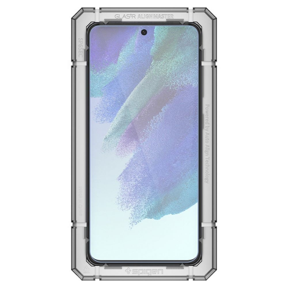 Spigen grūdintas stiklas Samsung Galaxy S21 FE (2 vnt.) -- Samsung Galaxy S21 FE
